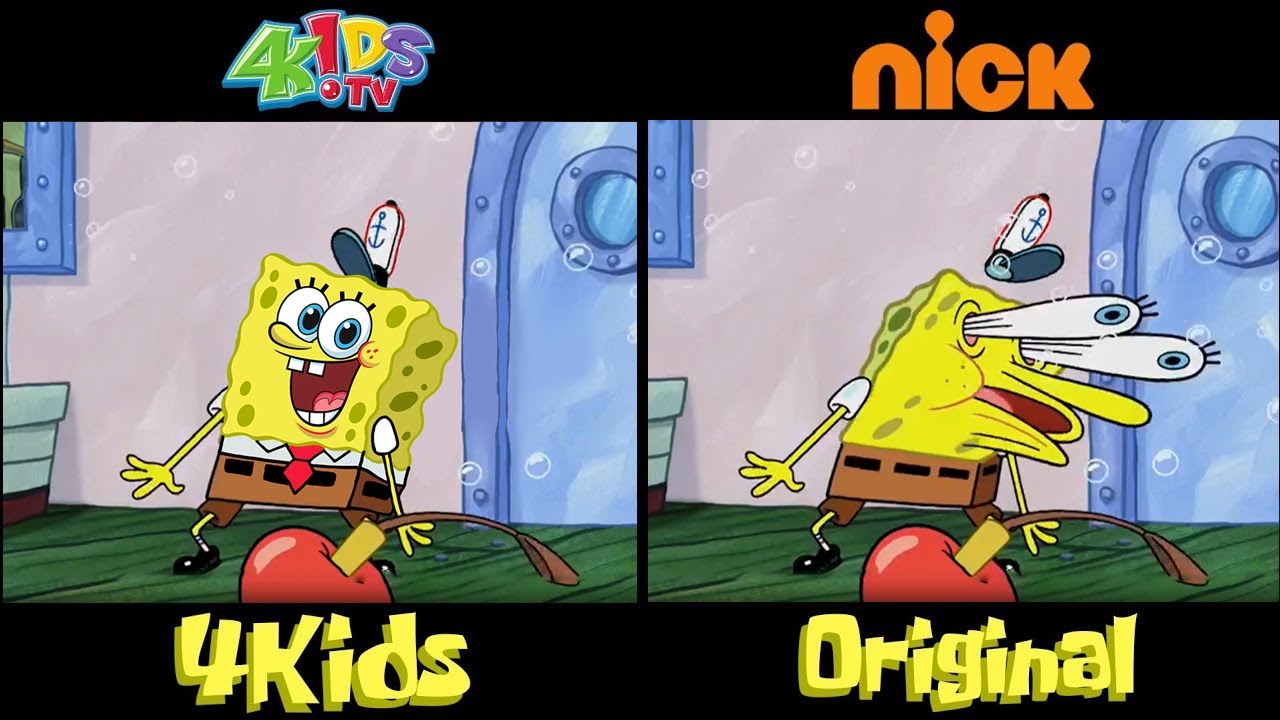 What if 4Kids Censored SpongeBob?