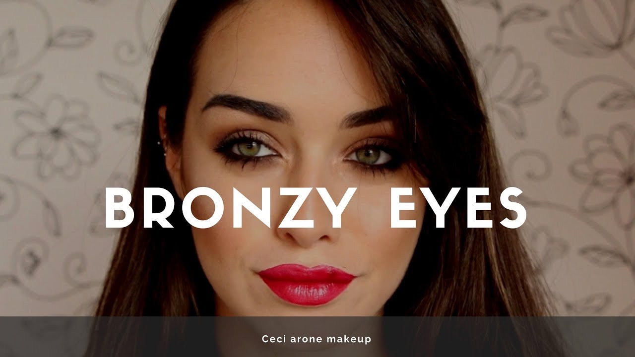 BRONZY EYE LOOK || Maquillaje Bronce para noche!