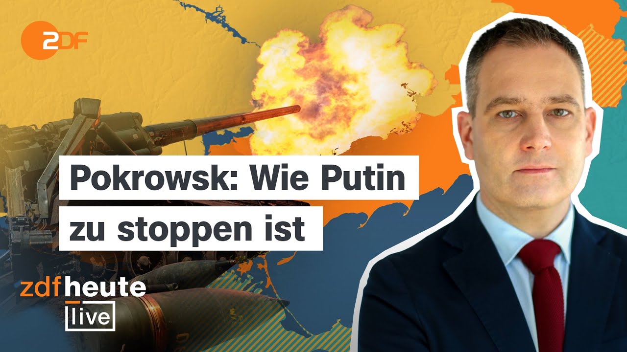 Russischer Vormarsch im Donbass: So reagiert die Ukraine | Militärexperte Gressel bei ZDFheute live
