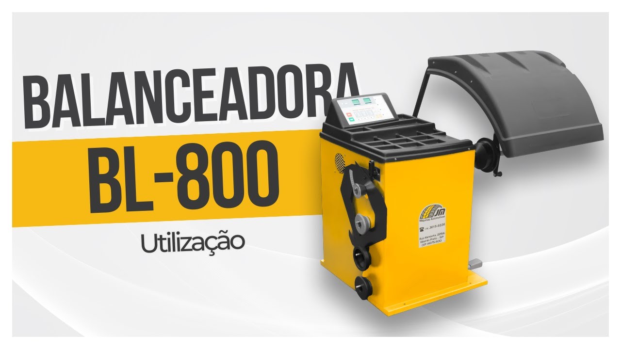 Balanceadora de Rodas BL-800 JM Máquinas