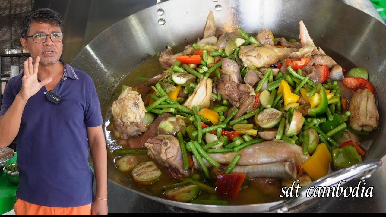 មានសាច់មាន់ធ្វើម្ហូបនេះឆ្ងាញ់| Authentic Cambodian Sour Chicken Soup