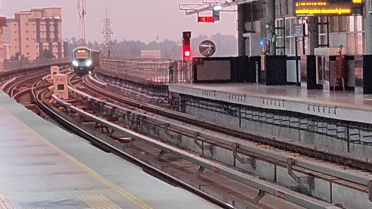 Kochi Metro Aluva Federal Bank station