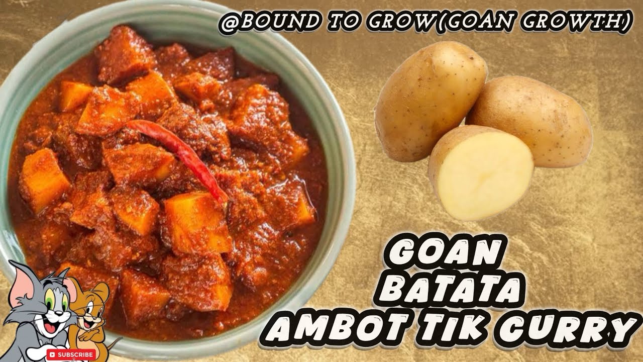 Goan Batata Ambot Tik curry Recipe| #ambot #curry #goancurry #potato #batata 
