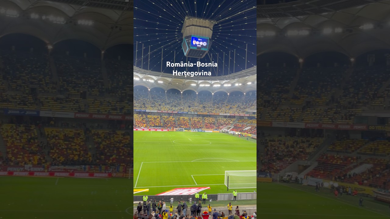 Atmosferă Național Arena Rom&acirc;nia-Bosnia Herțegovina 🇷🇴#nationalarena #bucuresti #romania #fotbal