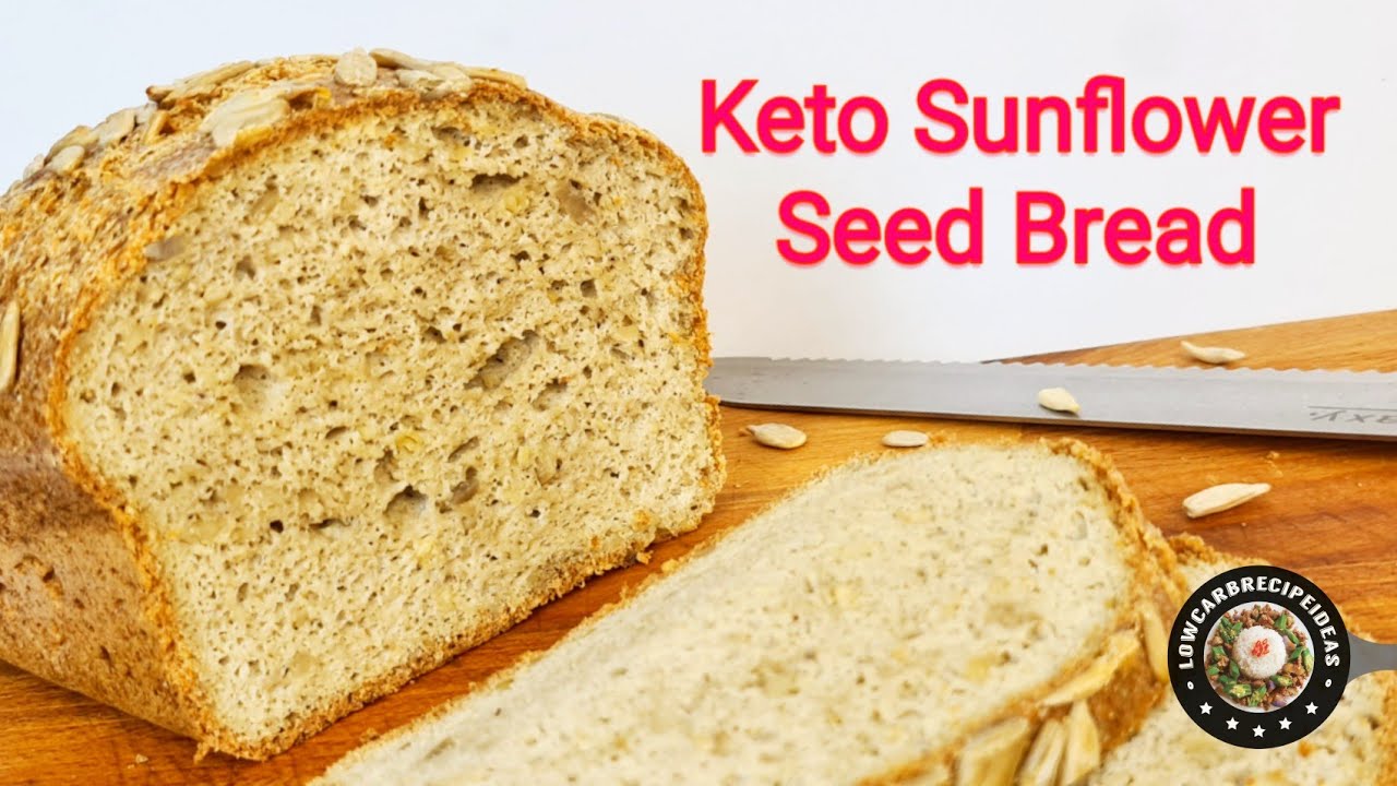 HOW TO MAKE KETO SUNFLOWER SEED BREAD - CHEAP, HEALTHY, LIGHT, SOFT, FLUFFY & CRISPY WHEN TOASTED !