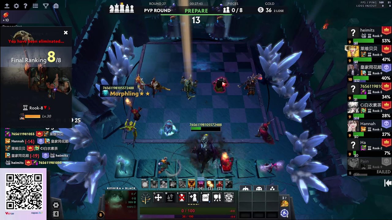 Pain Dota2 autochess