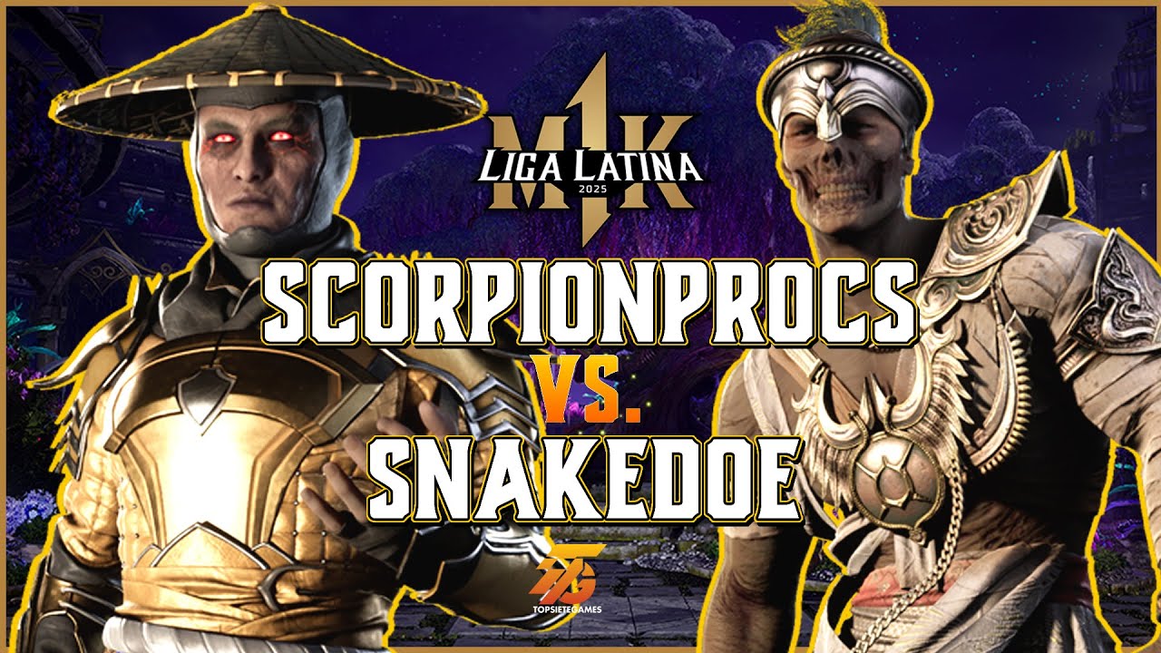 ⚡ SCORPIONPROCS vs SNAKEDOE | Raiden vs Havik | Mortal Kombat 1 - Choque de Poder en Liga Latina Sur