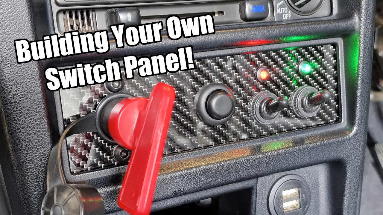 MAKING YOUR OWN RACE CAR SWITCH PANEL