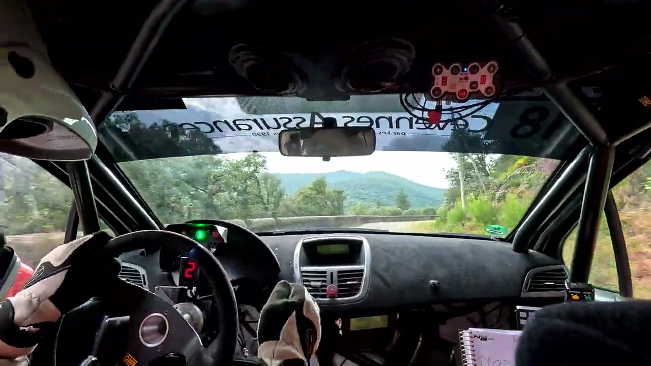 Rallye Des Camisards 2024 Guillaume Auzeby Dorian Azzi Es 5 Lasalle L'estrechure Peugeot 207 S2000