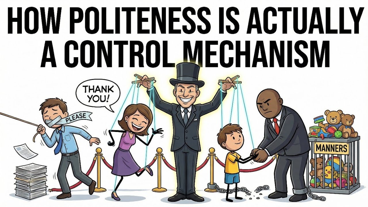 HOW 'POLITENESS' IS ACTUALLY A CONTROL MECHANISM || SOCIAL RULES THAT EXPLOIT YOU