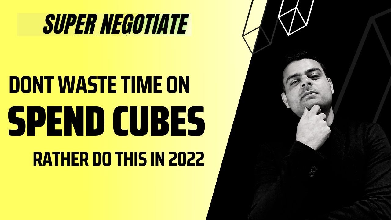 Dont waste time building a spend cube! AVOID!
