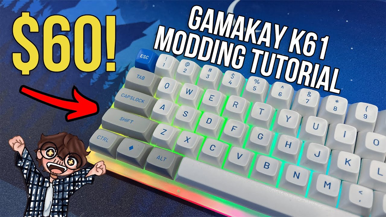 Upgrading The RGB King | GamaKay K61 Hotswap Keyboard Modding Tutorial