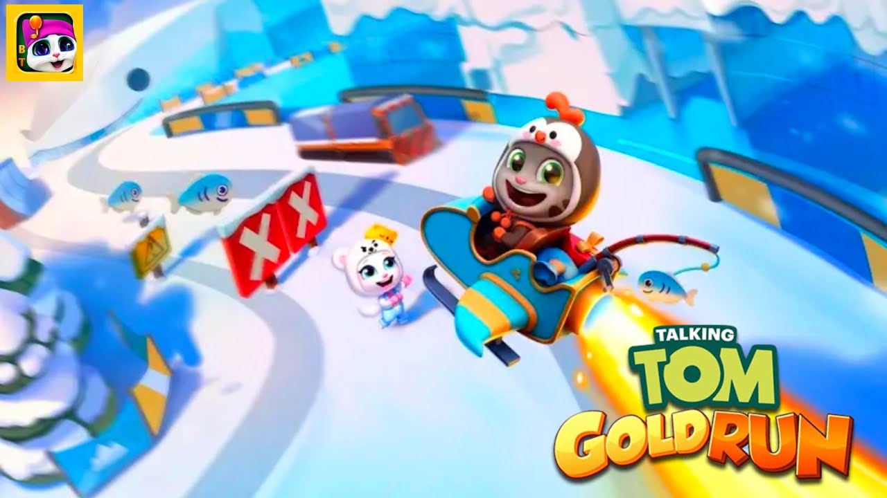 Non Stop Talking Tom Gold Run Live Gameplay