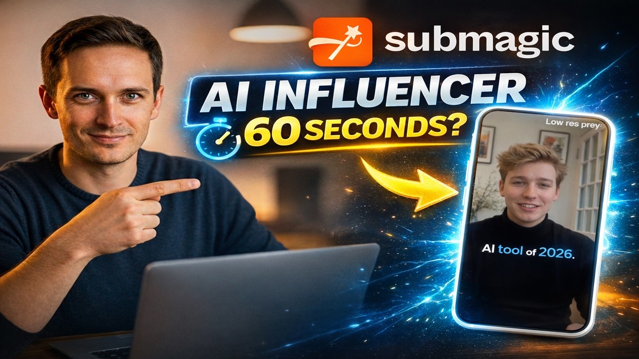 I Tried Submagic AI to Create an AI Influencer — Here’s What Happened! (submagic tutorial)
