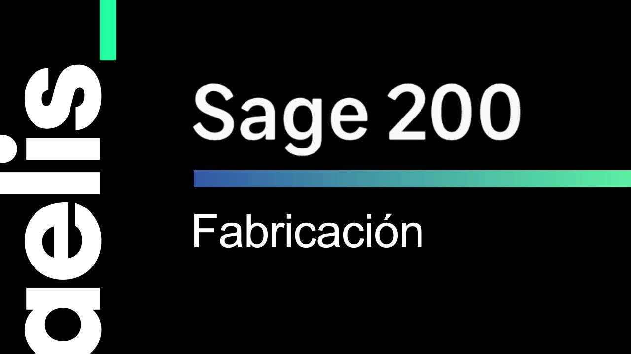 Sage 200 FABRICACIÓN