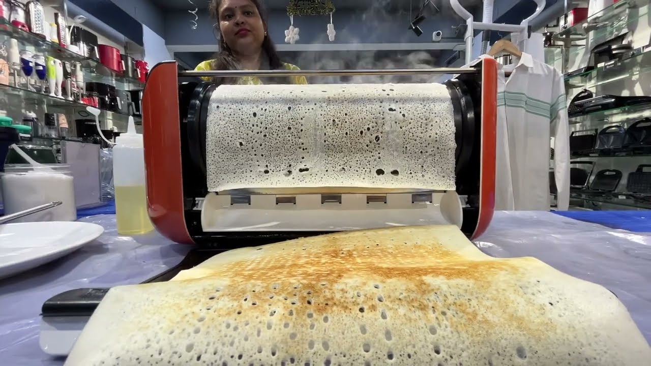 World's First Dosa Printer Made in India | Indian Street Food