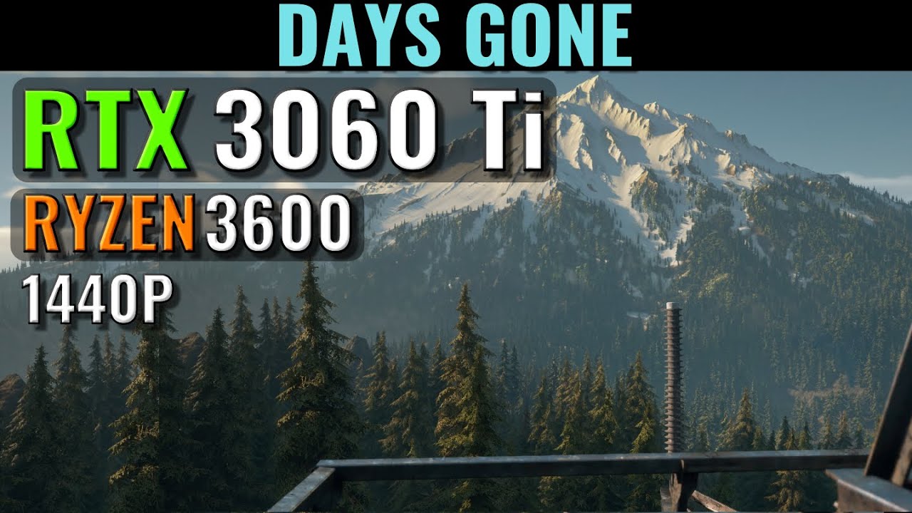 Days Gone - Benchmark - RTX 3060 Ti - 1440p Ultra High Medium Low Comparison