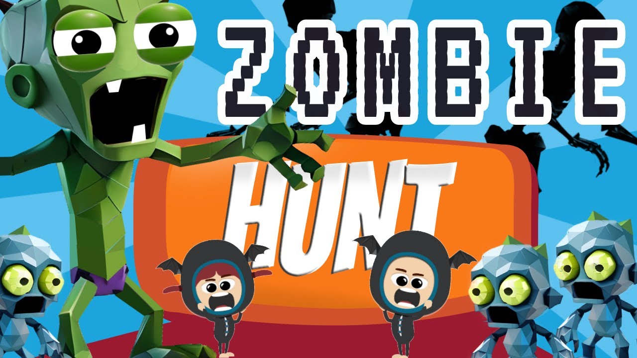 GOING ON A ZOMBIE HUNT | STEVE AND MEG ON A MONSTER HUNT | PRESCHOOL SPOOKY  CARTOON STORY