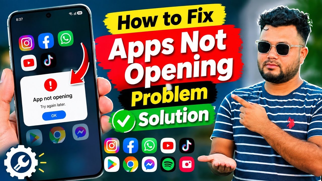 How to Fix Apps Not Opening Problem Solution