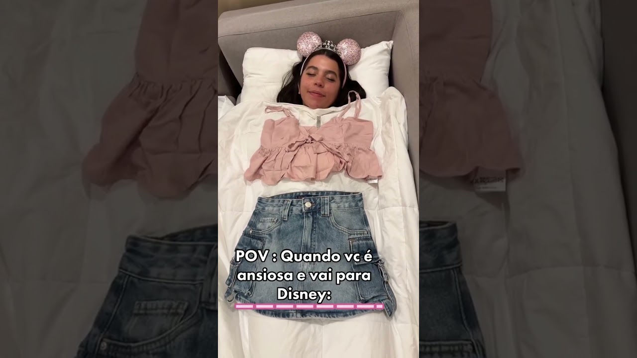 Quando vc &eacute; ansiosa e vai pra Disney #humor
