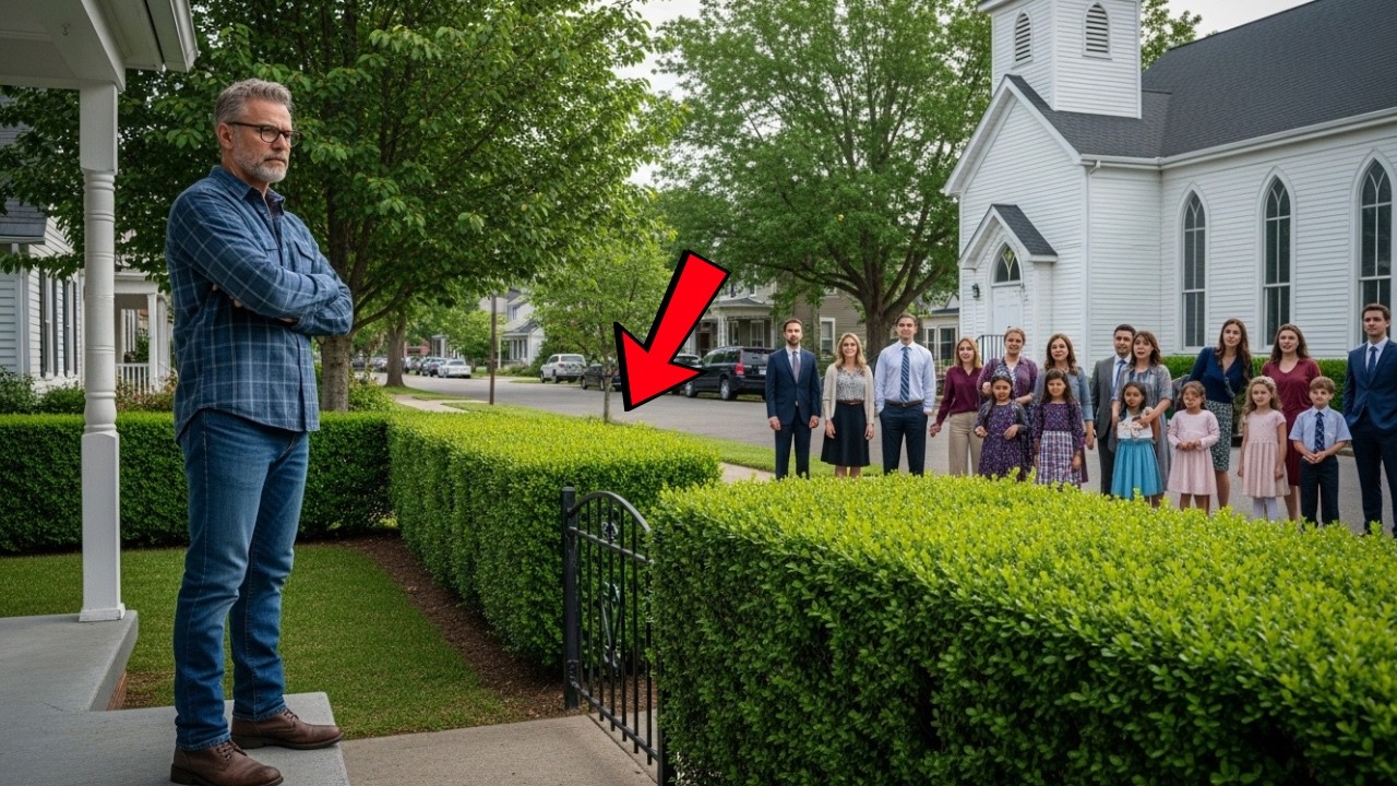 They Marched a Hundred People Across My Lawn – So I Planted a Hedge