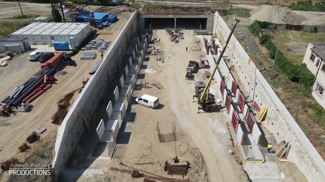 Pasajul Solventul - Stadiu lucrări 04.06.2025 Timișoara
