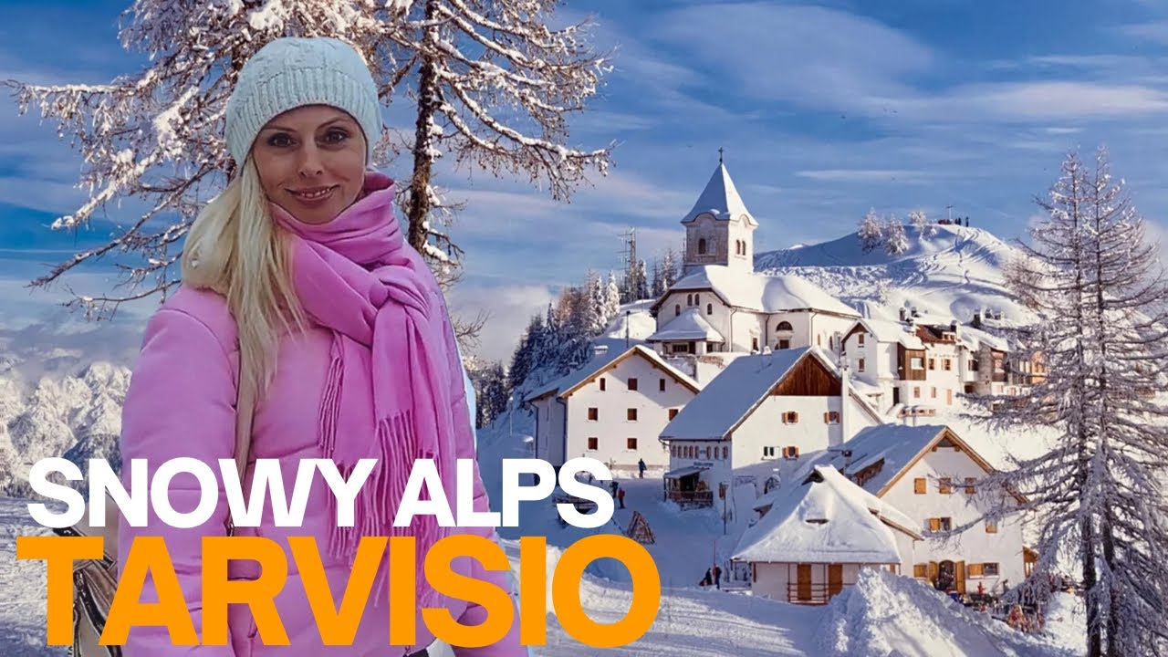 Incredible Winter Walk in the Italian Alps 4K ❄️🇮🇹 | Snowy Tarvisio Mountain Stroll