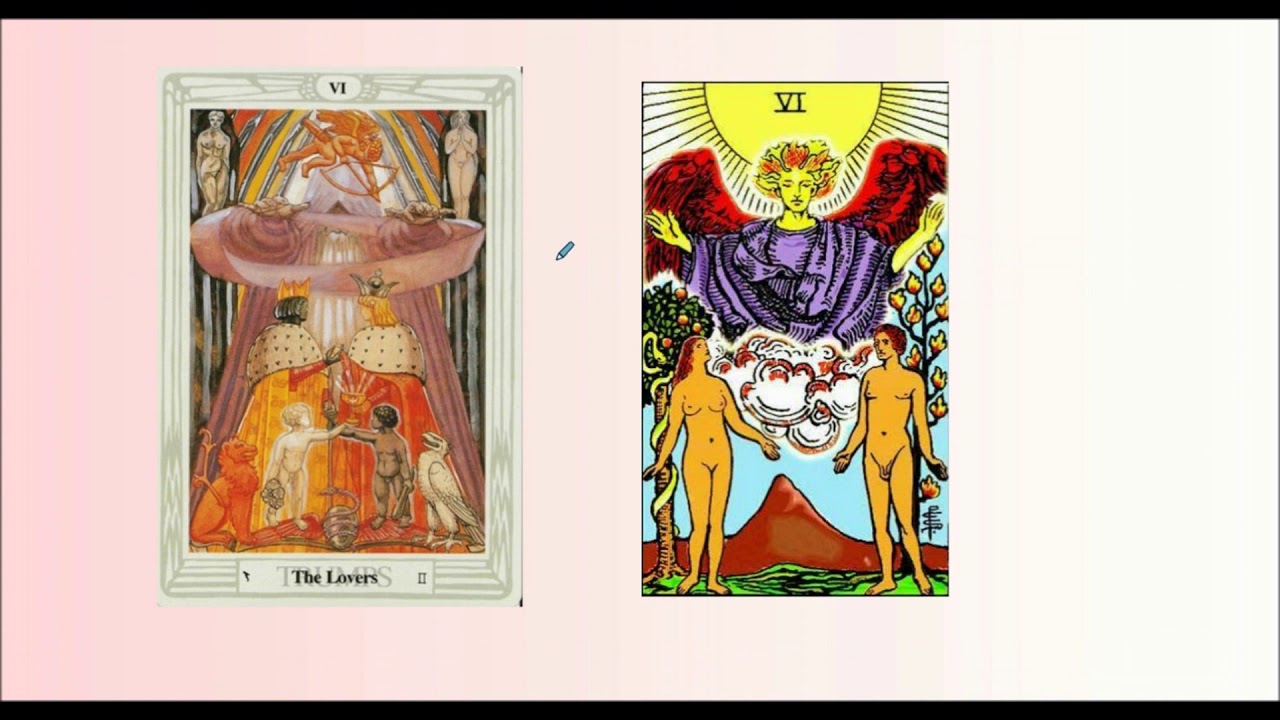 Thoth Tarot Card Tutorial the Lovers