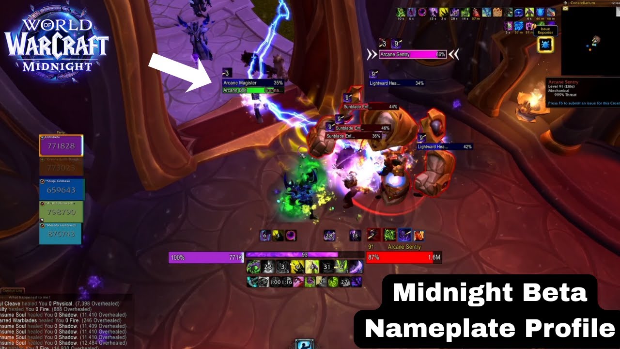 Free Nameplate Import - Midnight Beta World of Warcraft - Jundies Style Platynator/Plater