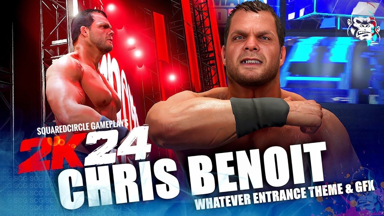 WWE 2K24 Chris Benoit w/ Whatever Entrance Theme | New WWE 2K24 Mods