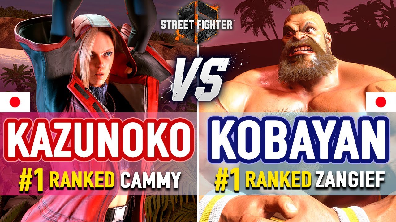 SF6 🔥 Kazunoko (#1 Ranked Cammy) vs Kobayan (#1 Ranked Zangief) & Hibiki 🔥 SF6 High Level Gameplay