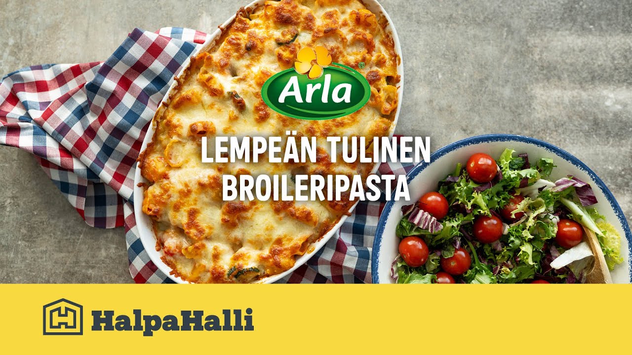 Arla lempeän tulinen broileripasta • Hyvän Arjen Resepti • HalpaHalli