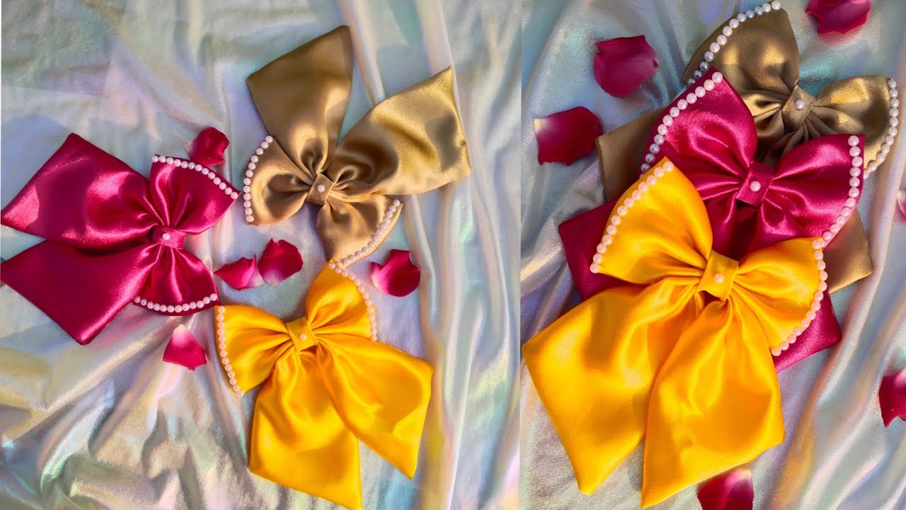 Luxury Satin Bow Hair Accessories ✨ | Premium Handmade Bows by VLEZA | Wholesale & Retail Orders