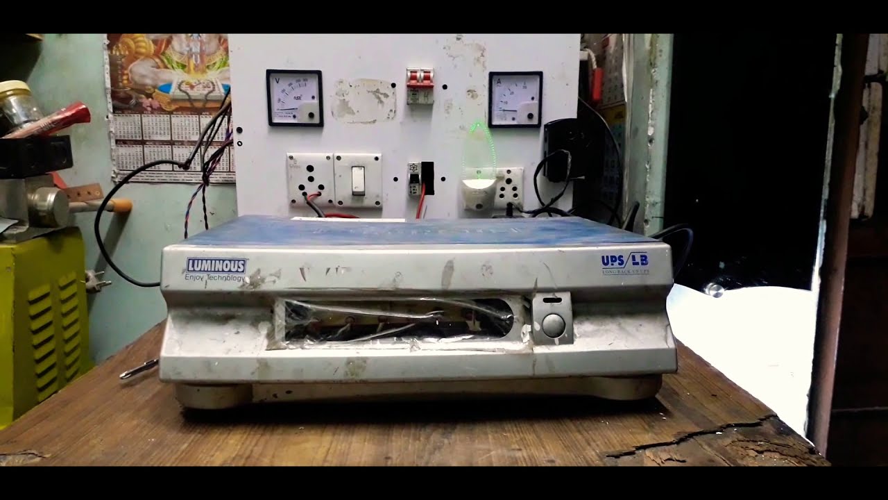 Luminous log bord inverter battery low indicator blinking fault solution