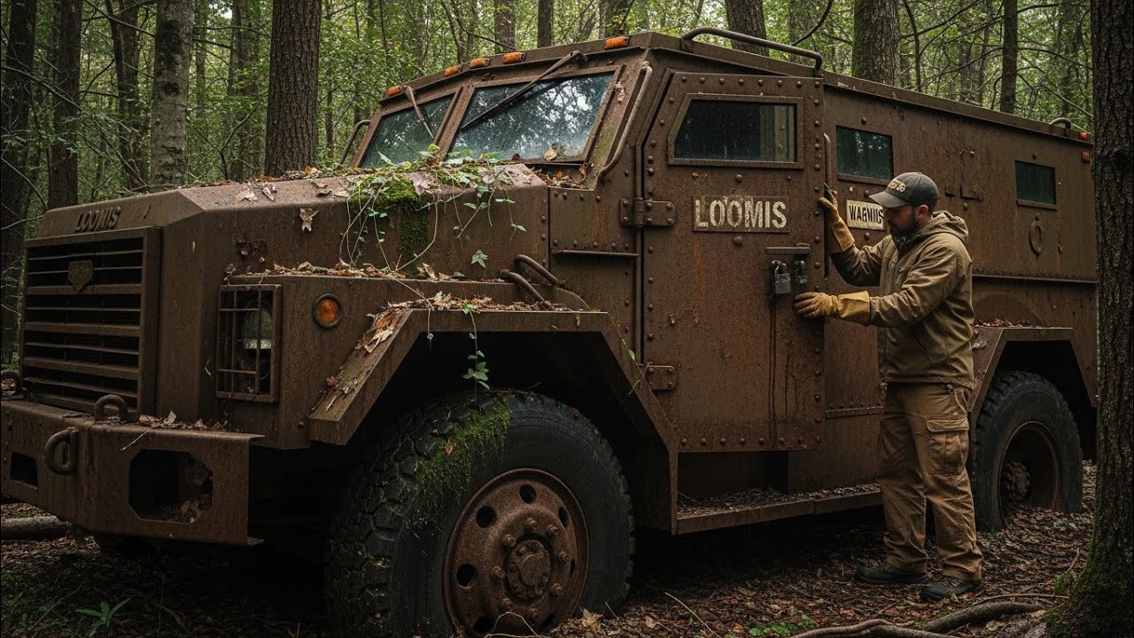 ASMR Armored Car Restoration! 1979 Loomis Armored Truck | Rusted to Reinforced  | United States 