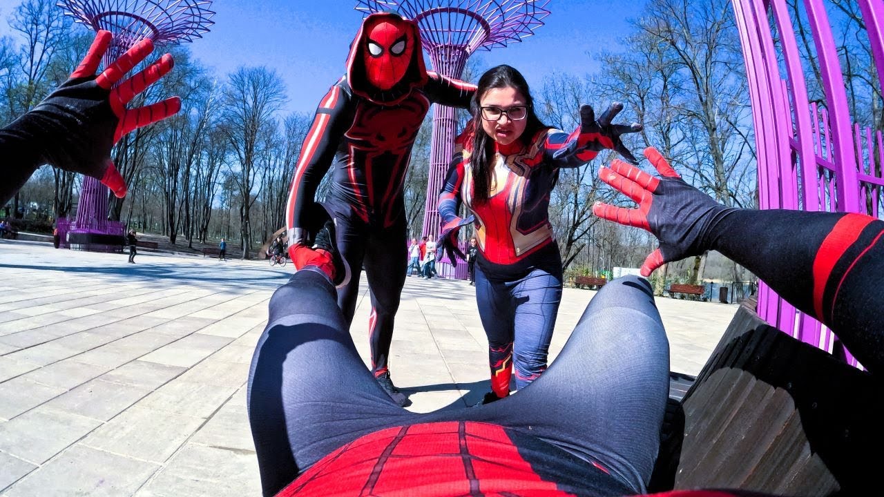 I ESCAPE THE ANGRY PARENTS 3 (Epic ParkourPOV Chase) #spiderman #funny #pov #parkour #angry #viral 