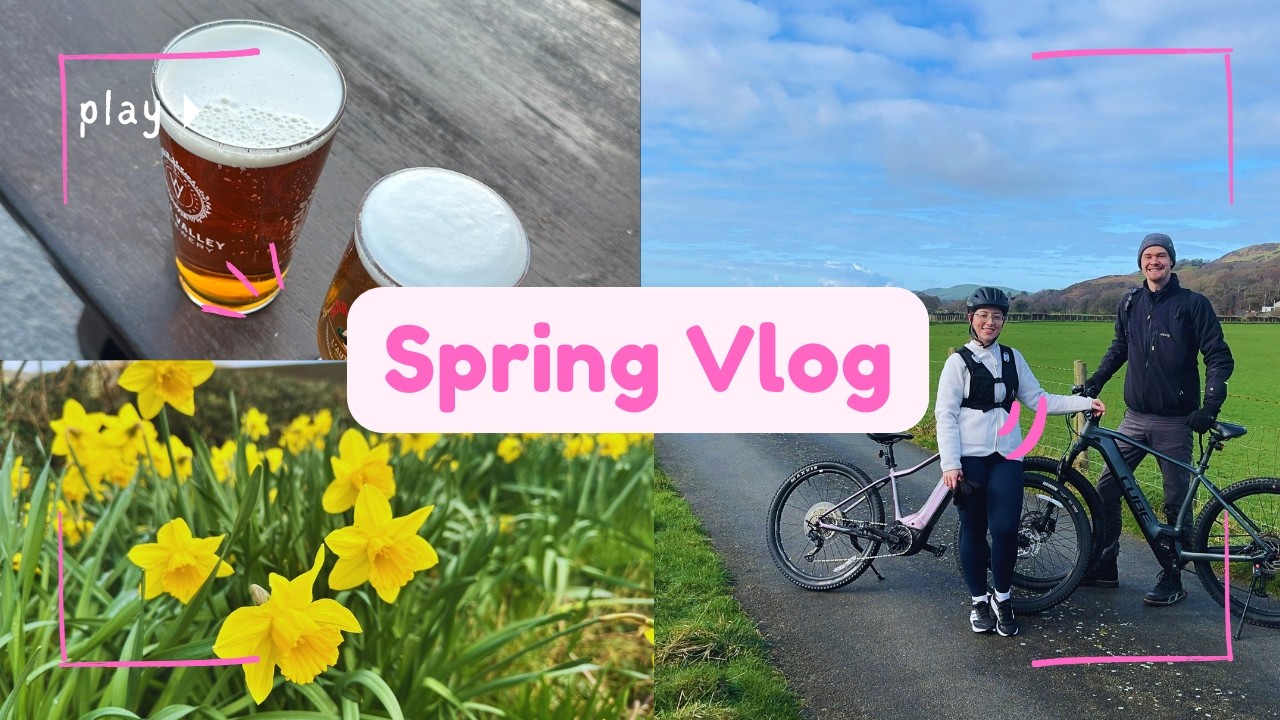 HELLO SPRING! country bike ride, wedding excitement and quality time