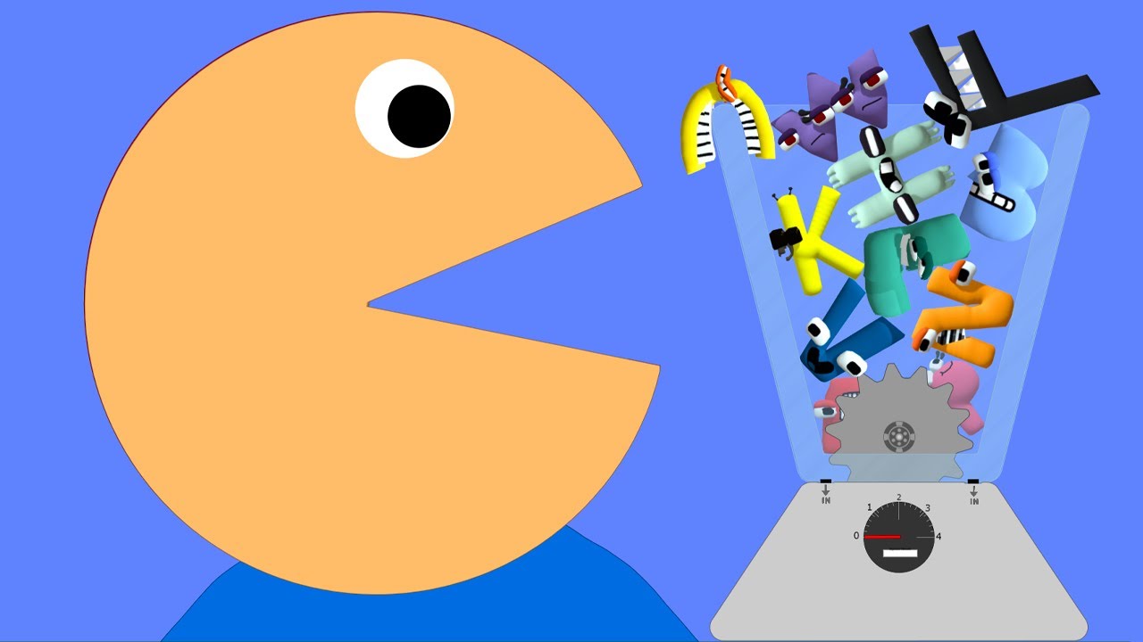 Algodoo | Alphabet letters & blender