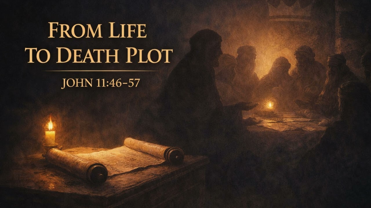JOHN 11: 46-57    ----    FROM LIFE TO DEATH PLOT