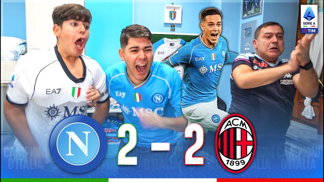 PAZZESCO!! NAPOLI-MILAN 2-2 | LIVE REACTION NAPOLETANI