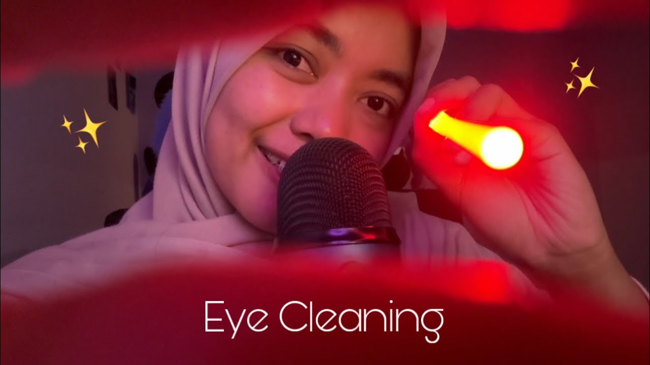 ASMR Eyecleaning Visual Triggers for Sleep ✨👀