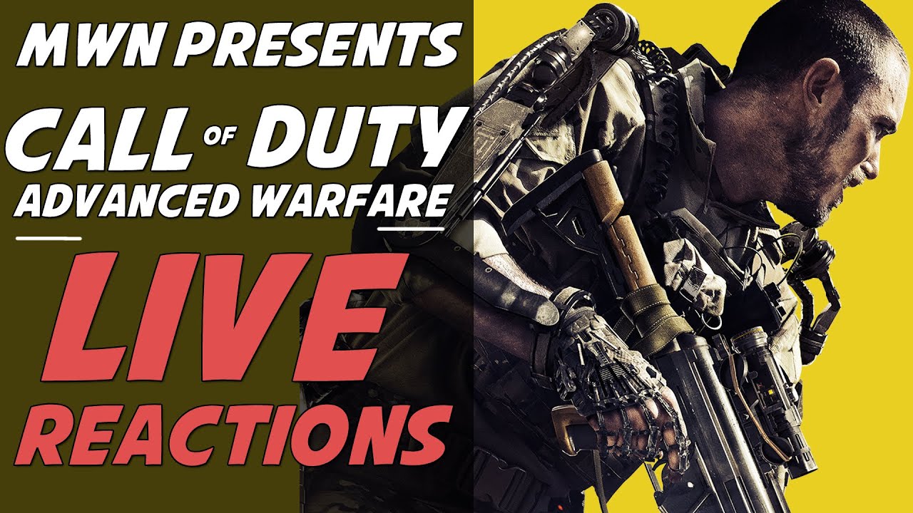 Advanced Warfare Live Reactions (Funny Moments)