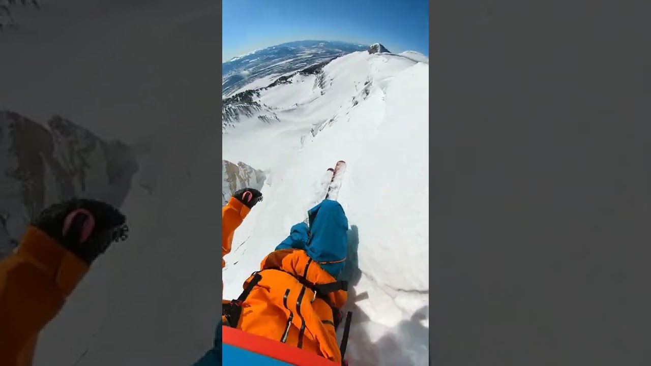 Steep line in Jackson hole!