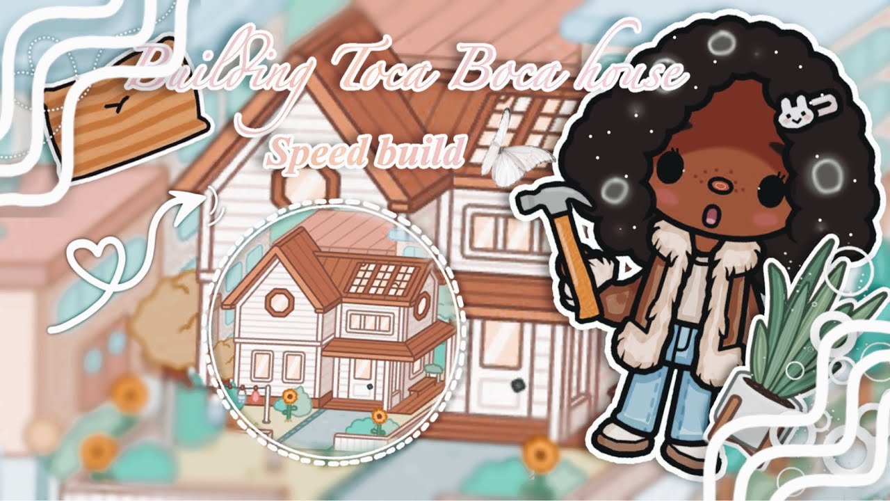 Building Toca Boca speed build❤️💗🏠
