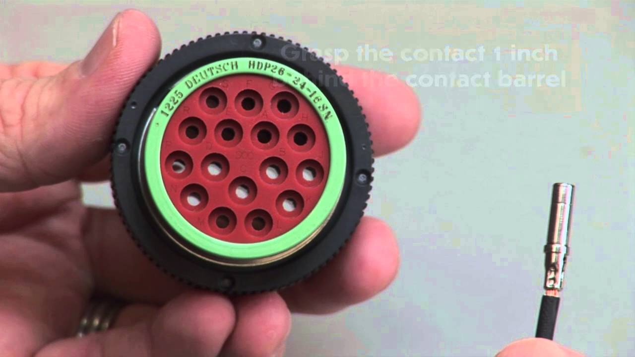 DEUTSCH HDP20 & HD30 Series Connector Instructions