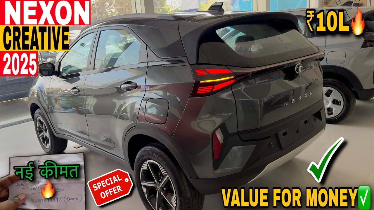 New Tata Nexon Creative 2025 ✅OnRoad Price 🔥| Nexon Creative Model Mileage & Full Details Review’s 