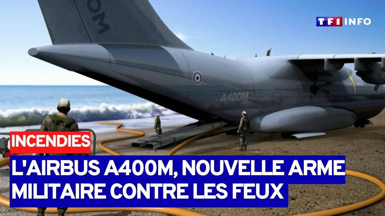 Avion militaire : une nouvelle arme contre les incendies