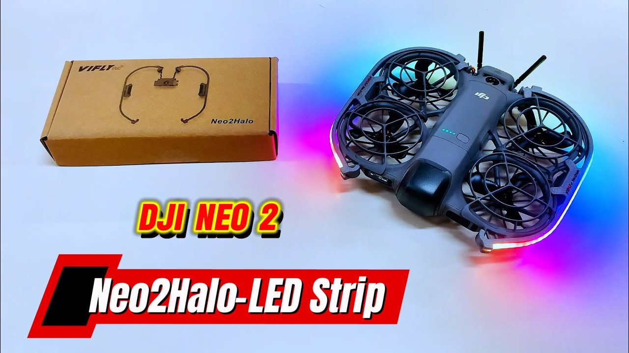 Светодиодная подсветка DJI Neo 2 - VIFLY Neo 2 Halo #vifly #djineo #djineo2