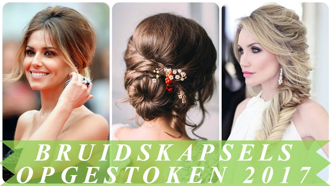 Trendy bruidskapsels opgestoken 2017