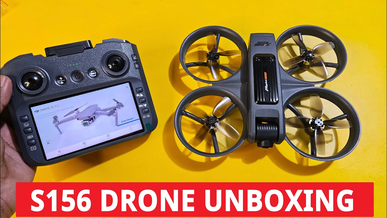 S156 RC Drone Unboxing 🔥 4K HD Camera Test | Best Budget GPS Drone 2025!
